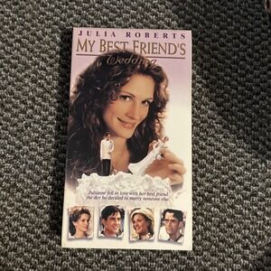 MY BEST FRIEND'S WEDDING VHS Tape,‎ COMPLETE/TESTED SEE PHOTOS (VHS56)